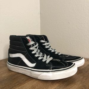 Black Vans Sk8 Hi